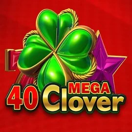 40 Mega Clover slot logo by Amusnet Interactive at WinRolla Casino