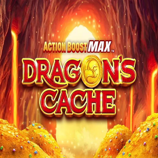 Enjoy Action Boost Max Dragon's Cache by SpinPlay Games – logo hosted on winrollacasino.eu