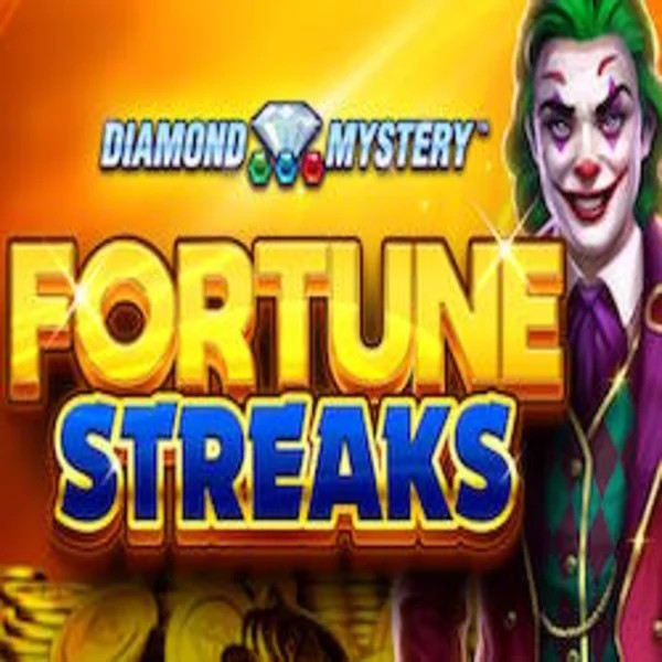 Diamond Mystery Fortune Streaks slot logo by Greentube at WinRolla Casino