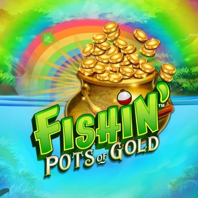 Fishin Pots Of Gold by Gameburger Studios, showcased at winrollacasino.eu – game logo