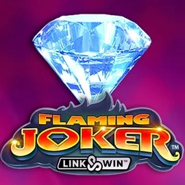 Flaming Joker Link and Win logo by Barstruck at WinRolla Casino