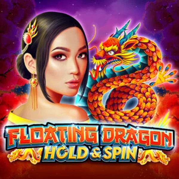Floating Dragon slot logo by Pragmatic Play at WinRolla Casino