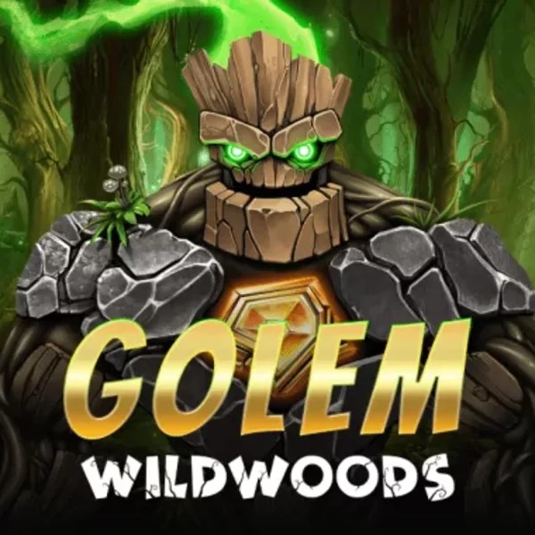 Golem Wildwoods slot logo by BF Games at WinRolla Casino