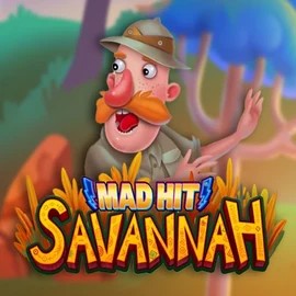 Mad Hit Savannah slot visual from RubyPlay available on winrollacasino.eu
