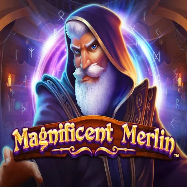 Magnificent Merlin logo by Greentube at WinRolla Casino