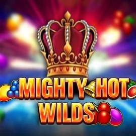 Mighty Hot Wilds slot logo by Inspired Gaming at WinRolla Casino