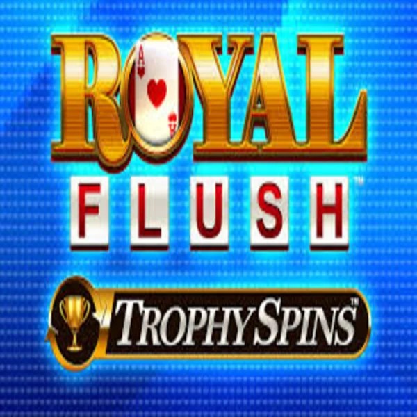 Royal Flush Trophy Spins logo by Greentube WinRolla Casino