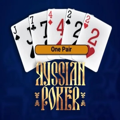 Russian Poker logo by OneTouch Games at WinRolla Casino