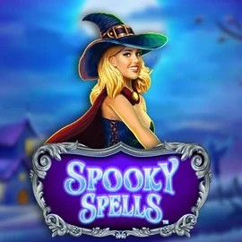 Official Slots logo: Spooky Spells by Novomatic at WinRolla Casino