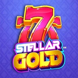 Stellar Gold online game logo by Snowborn Games on winrollacasino.eu