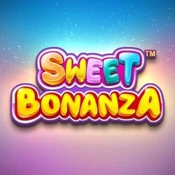 Official Slots logo: Sweet Bonanza by Pragmatic Play at WinRolla Casino