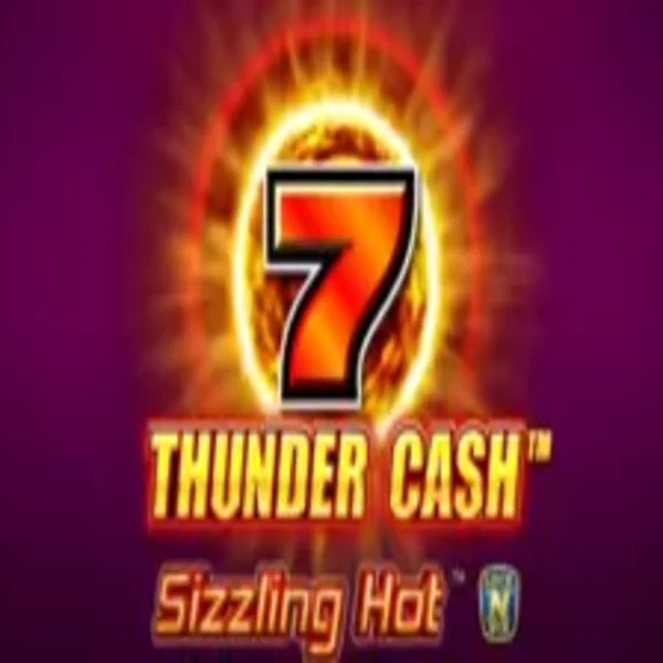 Thunder Cash Sizzling Hot slot logo by Novomatic at WinRolla Casino
